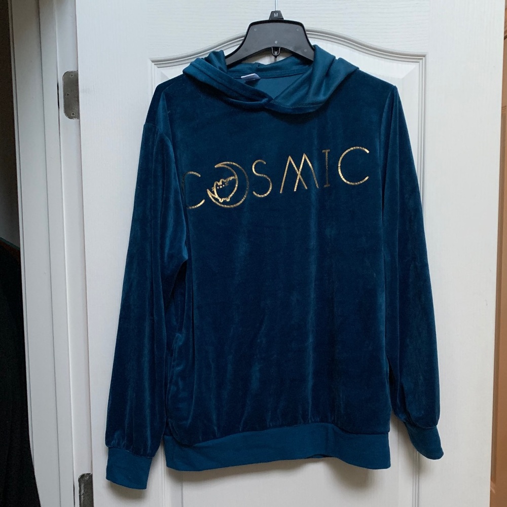 Pusheen Box Exclusive Cosmic Velvet Hoodie Size L